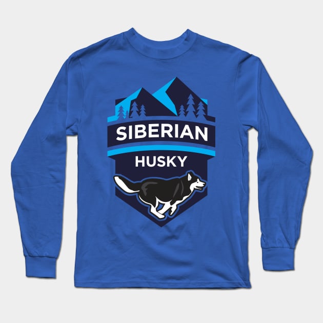 Husky Long Sleeve T-Shirt by MplusC